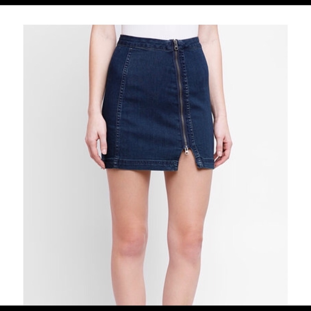 Free People Denim Skirt